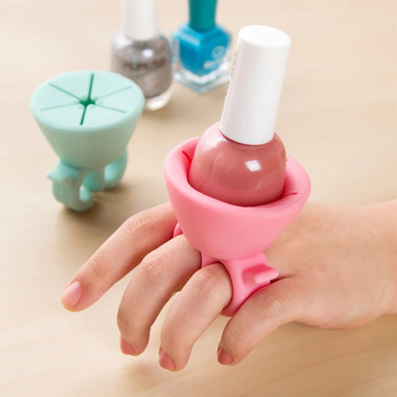 Manicure 1pc Pro Flexible Silicone Finger Ring Varnish Wearable Nail Polish Holder Art Tips Display Stand Tool
Manicure 1pc Pro Flexible Silicone Finger Ring Varnish Wearable Nail Polish Holder Art Tips Display Stand Tool