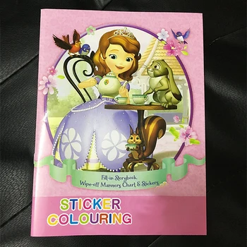 16 Page coloring book sofia Sticker/kids books Adult Coloring Books Livre drawing/Art/fashion/color/colouring Book Antistress
16 Page coloring book sofia Sticker/kids books Adult Coloring Books Livre drawing/Art/fashion/color/colouring Book Antistress