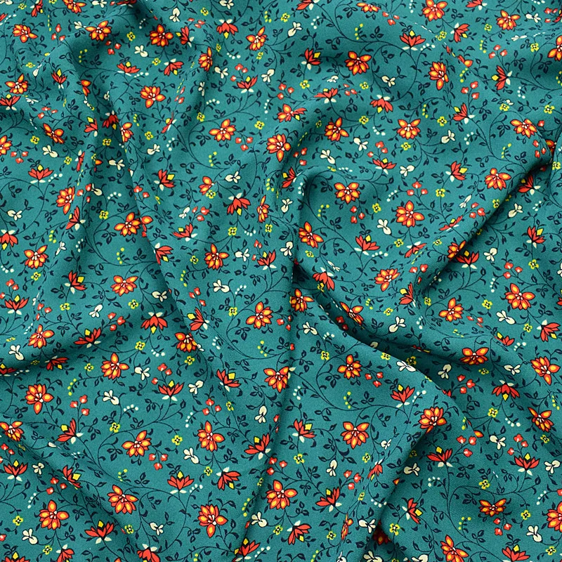 148*100cm high-grade chiffon fabric spring and summer printed fabric fabric small broken flower is not transparent
148*100cm high-grade chiffon fabric spring and summer printed fabric fabric small broken flower is not transparent