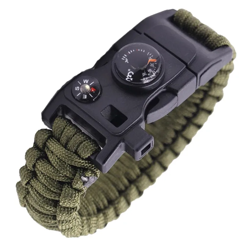 Paracord Survival Bracelet 15 in 1 Multi-function Paracord Bracelet Survival Tools whistle Outdoor Camping Rescue Bracelets
Paracord Survival Bracelet 15 in 1 Multi-function Paracord Bracelet Survival Tools whistle Outdoor Camping Rescue Bracelets