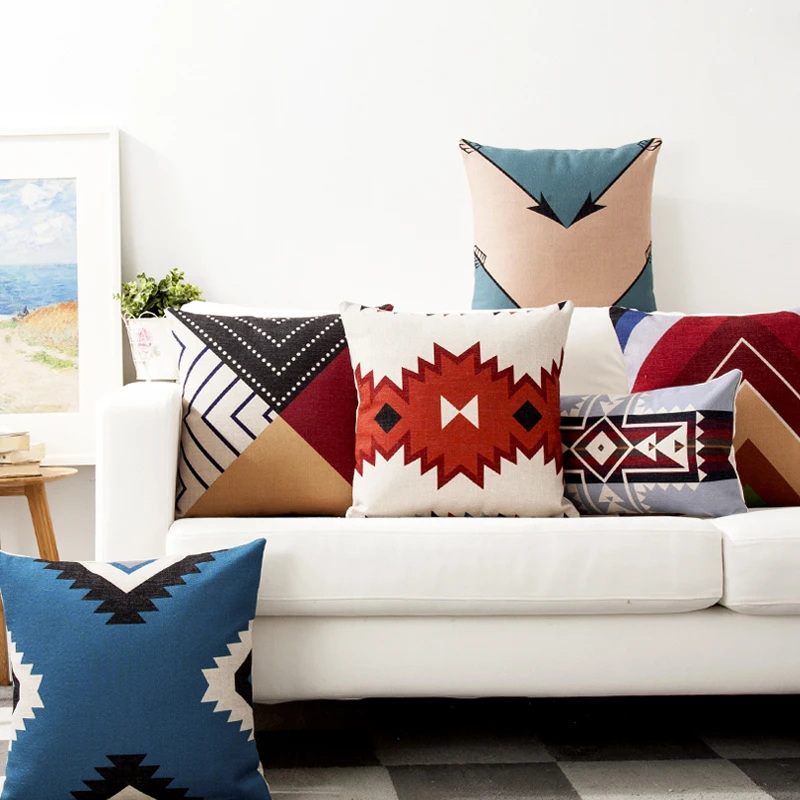 American Indian Color geometry Art Abstract Pillow Cover Home Decorative Pillows Linen Pillow Case Office Sofa Cushion Cover
American Indian Color geometry Art Abstract Pillow Cover Home Decorative Pillows Linen Pillow Case Office Sofa Cushion Cover