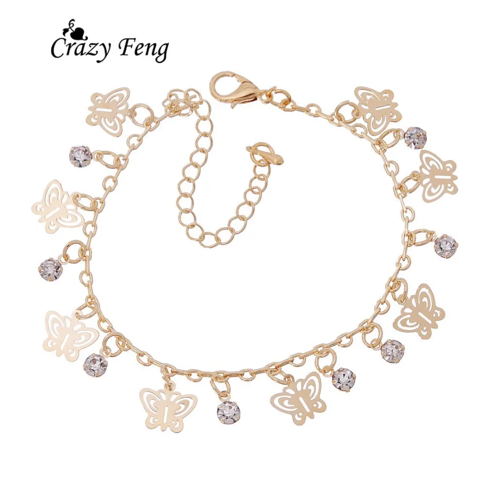 Fashion Unique Butterfly Gold-color Bracelets & Bangles pulseira Chain Crystal Jewelry Bracelets For Women Anniversary Gift
Fashion Unique Butterfly Gold-color Bracelets & Bangles pulseira Chain Crystal Jewelry Bracelets For Women Anniversary Gift