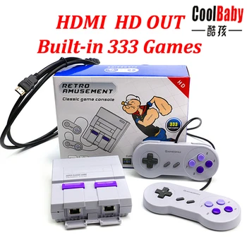 New Classic Built-in 333 Games With Doul Gamepads HDMI Mini TV Game Console Retro Video Game Console ForNES 8 Bit Choice Games
New Classic Built-in 333 Games With Doul Gamepads HDMI Mini TV Game Console Retro Video Game Console ForNES 8 Bit Choice Games