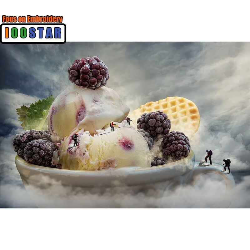 Diamond Embroidery 5D DIY Diamond Painting Cross Stitch "Ice Cream" 100% Full Pasted Rhinestone Mosaic Crafts Paint By Numbers
Diamond Embroidery 5D DIY Diamond Painting Cross Stitch "Ice Cream" 100% Full Pasted Rhinestone Mosaic Crafts Paint By Numbers