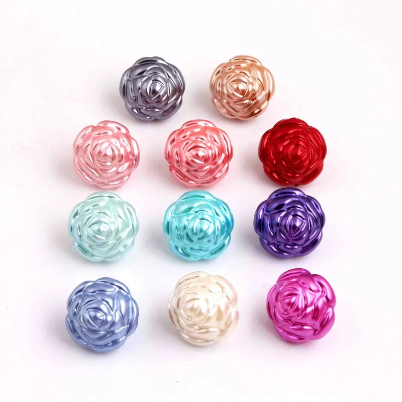OYKZA New 25mm Chunky Acrylic Imitation Pearl Rose Shape Beads for Kids Girls Beaded Necklace Jewelry 65pcs A lot
OYKZA New 25mm Chunky Acrylic Imitation Pearl Rose Shape Beads for Kids Girls Beaded Necklace Jewelry 65pcs A lot