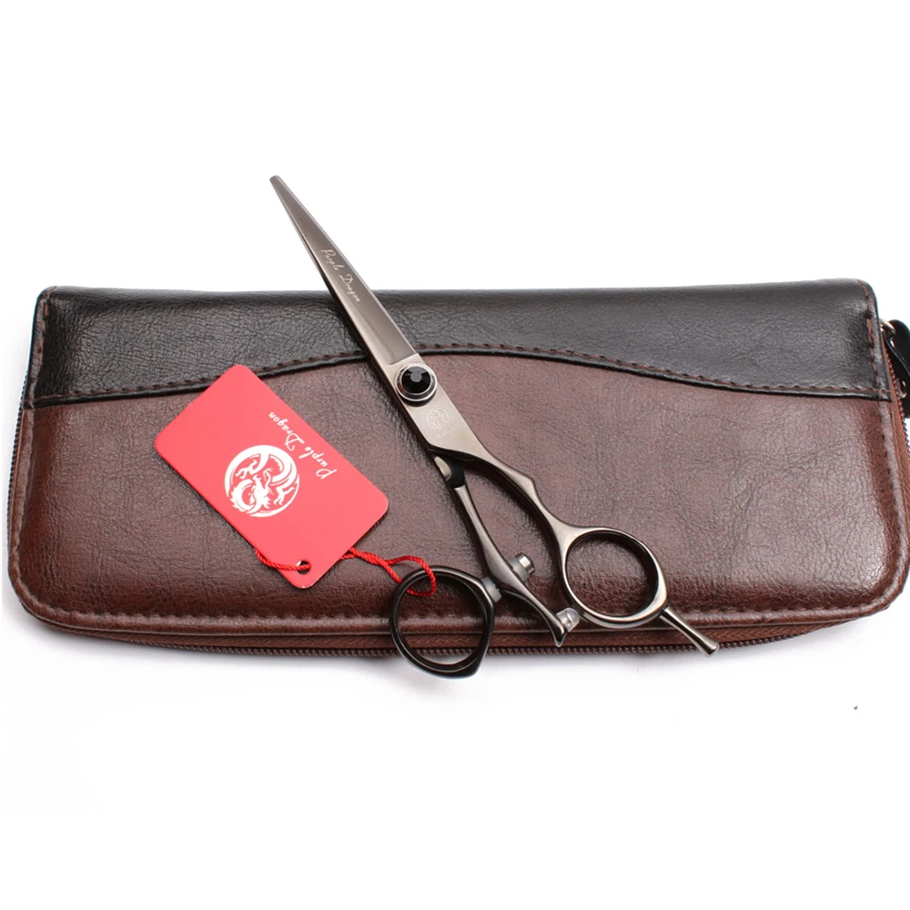 6" 17.5cm 440C Swivel Handle Purple Dragon Black Barber Shears Cutting Shears Thinning Scissors Razor Blade Hair Scissors Z9019
6" 17.5cm 440C Swivel Handle Purple Dragon Black Barber Shears Cutting Shears Thinning Scissors Razor Blade Hair Scissors Z9019