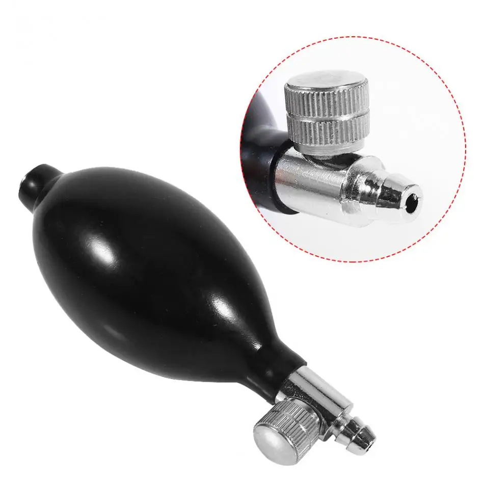 Replacement Black Manual Air Pump Inflation Sphygmomanometer Oximetro Mercury Blood Pressure Latex Ball Bulb + Air Release Valve
Replacement Black Manual Air Pump Inflation Sphygmomanometer Oximetro Mercury Blood Pressure Latex Ball Bulb + Air Release Valve