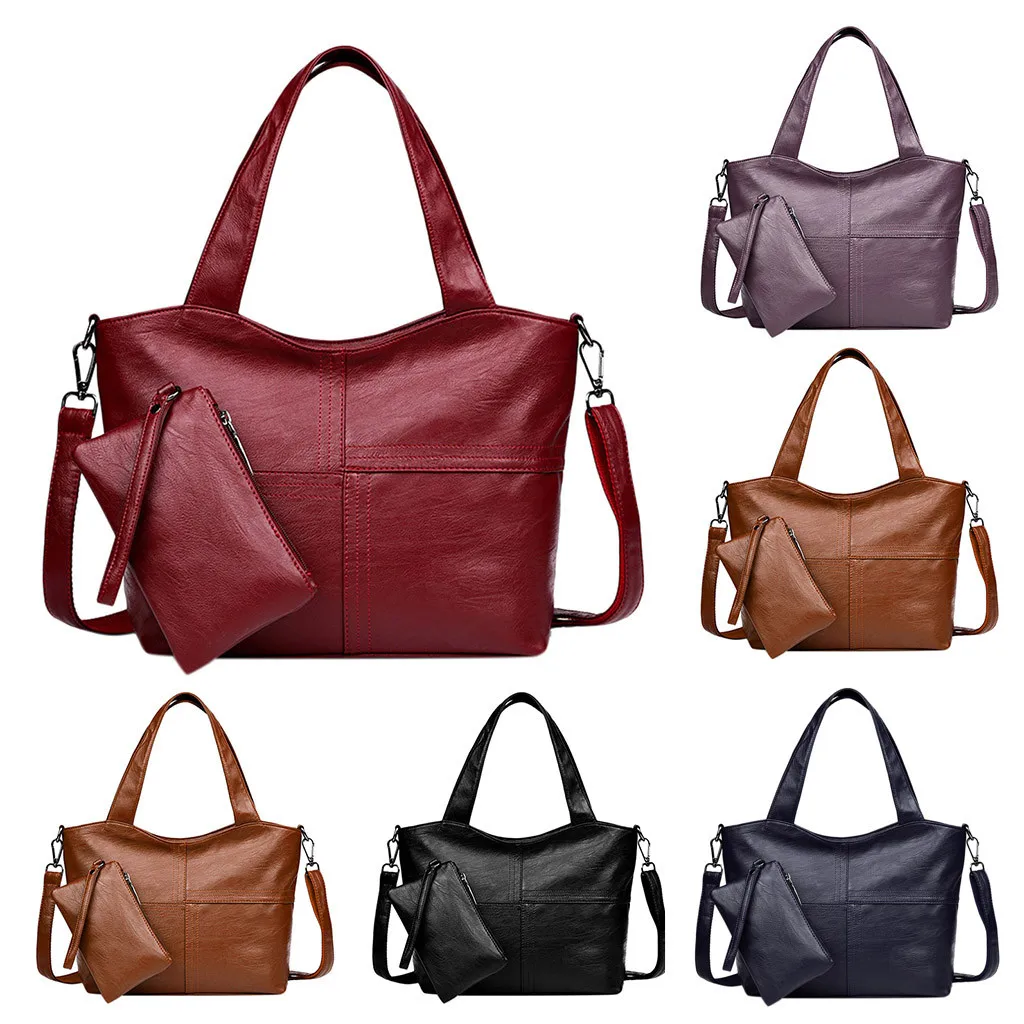 Brand 2pcs/set Women Bag Large Capacity Handbag Casual Tote Bag Female Designer Women Shoulder Bag with Wallet Coins Purse Black
Brand 2pcs/set Women Bag Large Capacity Handbag Casual Tote Bag Female Designer Women Shoulder Bag with Wallet Coins Purse Black