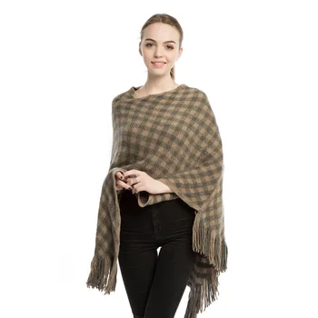 New Winter Female Scarf Acrylic Poncho Grid Knit Woman Shawl Pullover Sweater Scarves Fashion Wrap Women's Ponchos And Capes
New Winter Female Scarf Acrylic Poncho Grid Knit Woman Shawl Pullover Sweater Scarves Fashion Wrap Women's Ponchos And Capes