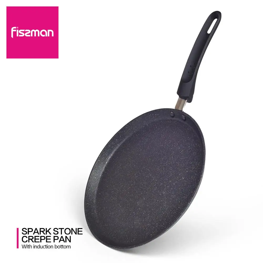 FISSMAN Skillet Crepe Pan 20-24CM SPARK STONE Non-stick Coating Aluminium for Gas Induction Cooker Pancake Pan
FISSMAN Skillet Crepe Pan 20-24CM SPARK STONE Non-stick Coating Aluminium for Gas Induction Cooker Pancake Pan