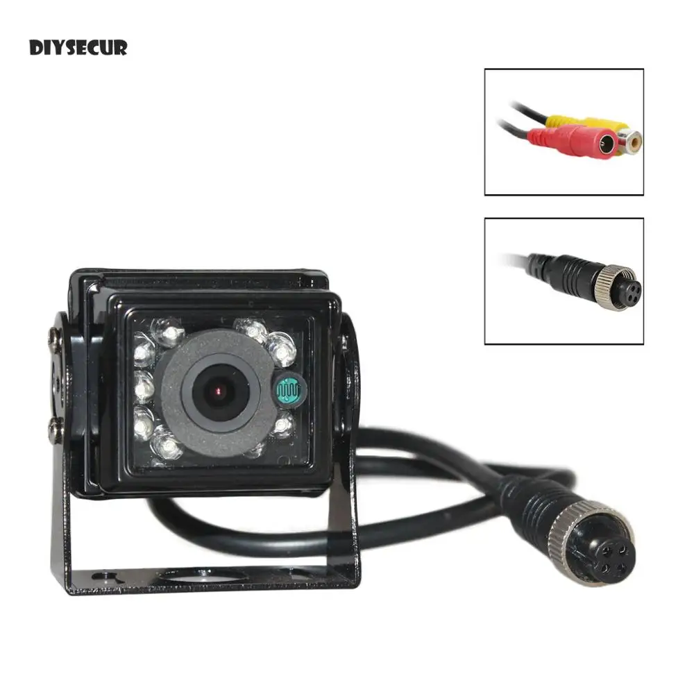 DIYSECUR Waterproof Backup RCA / 4PIN 12V-24V CCD Van Bus Lorry Car Rear View Camera Reversing Parking Camera IR Night Vision
DIYSECUR Waterproof Backup RCA / 4PIN 12V-24V CCD Van Bus Lorry Car Rear View Camera Reversing Parking Camera IR Night Vision