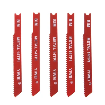 5pcs Durable U-shank BIM Bi-Metal 3'' 14 TPI Reciprocating Saw Blade Cutter For Metal Cutting
5pcs Durable U-shank BIM Bi-Metal 3'' 14 TPI Reciprocating Saw Blade Cutter For Metal Cutting