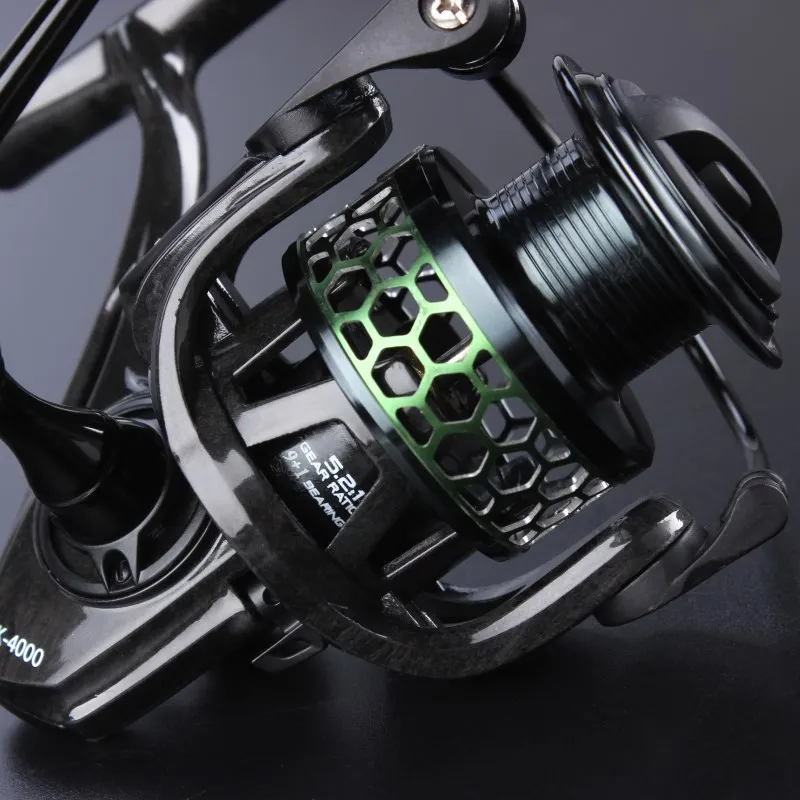 JITAI Brand Carbon Fiber Spinning Reels Super Lightweight Fishing Coils Wheels 9+1BB 1000-4000 Light Weight Fishing Tackle Gear
JITAI Brand Carbon Fiber Spinning Reels Super Lightweight Fishing Coils Wheels 9+1BB 1000-4000 Light Weight Fishing Tackle Gear