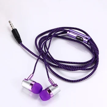 MP3/mp4 Roping Stereo Headset 3.5mm Subwoofer In Ear Earbud 1.2M Reflective Fiber Cloth Line Metal Earphone
MP3/mp4 Roping Stereo Headset 3.5mm Subwoofer In Ear Earbud 1.2M Reflective Fiber Cloth Line Metal Earphone