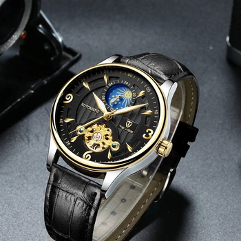 Tevise Automatic Self Winding Tourbillon Mechanical Watch Fashion Casual Leather Wristwatches Relogio Automatico Masculino T820B
Tevise Automatic Self Winding Tourbillon Mechanical Watch Fashion Casual Leather Wristwatches Relogio Automatico Masculino T820B