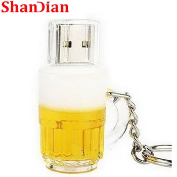 SHANDIAN fashion New arrival U disk mini pen drive beer cup usb flash drive 64GB/32gb/16gb beer cartoon 100% real capacity Crea
SHANDIAN fashion New arrival U disk mini pen drive beer cup usb flash drive 64GB/32gb/16gb beer cartoon 100% real capacity Crea
