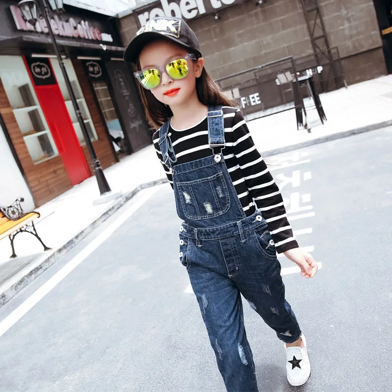Spring Girls Braces Jeans Pants Children New Kids Overalls Trousers Dark Blue Hole Cowboy Demin
Spring Girls Braces Jeans Pants Children New Kids Overalls Trousers Dark Blue Hole Cowboy Demin