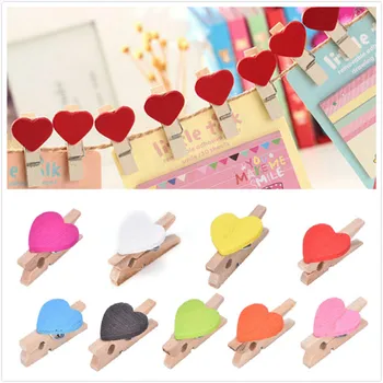 20Pcs/Pack Colored Mini Love Heart Wooden Office Supplies Craft Memo Clips 3x0.7cm DIY Clothes Paper Photo Peg Decoration
20Pcs/Pack Colored Mini Love Heart Wooden Office Supplies Craft Memo Clips 3x0.7cm DIY Clothes Paper Photo Peg Decoration