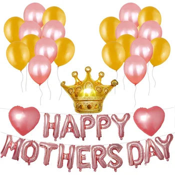 Crown Aluminum Foil Balloon Garnet Red Balloon Happy Mothers Day Balloon for Mother Festival Mama Best Gift Party Supply
Crown Aluminum Foil Balloon Garnet Red Balloon Happy Mothers Day Balloon for Mother Festival Mama Best Gift Party Supply
