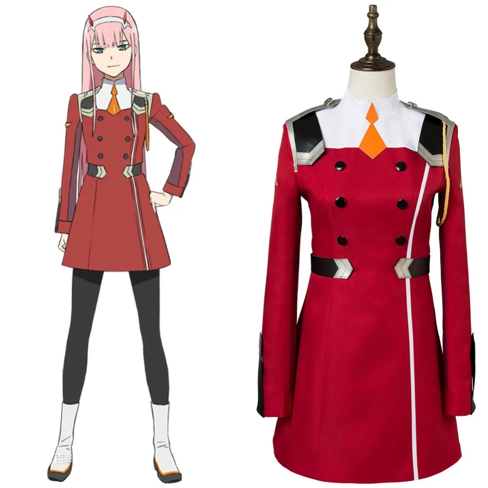 Костюм для косплея аниме DARLING in the FRANXX 02 костюм Zero Two брендовый женский полный