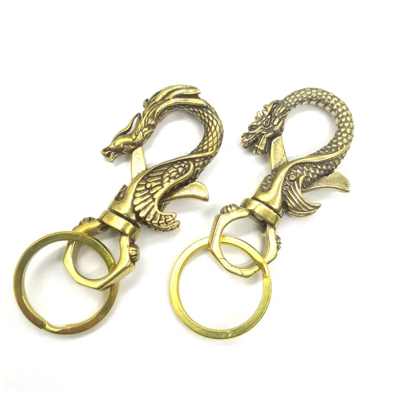 2019 Brass Dragon Decorative pattern CARABINER Lobster Clasps Swivel Claw Hook Keyring Key Chain Keychain bottle opener
2019 Brass Dragon Decorative pattern CARABINER Lobster Clasps Swivel Claw Hook Keyring Key Chain Keychain bottle opener