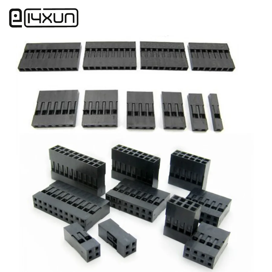 2.54mm Dupont Connector 2.54 mm Single / Double Row Plastic Shell Plug 1P 2P 3P 4P 5P 6P 7P 8P 9P 10P 12P 14P 16P 18P 20P
2.54mm Dupont Connector 2.54 mm Single / Double Row Plastic Shell Plug 1P 2P 3P 4P 5P 6P 7P 8P 9P 10P 12P 14P 16P 18P 20P