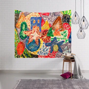 Bohemian Wall Hanging Tapestry Wall Art Decor Doodle Oil Painting Fabric Beach Towel Rectangular
Bohemian Wall Hanging Tapestry Wall Art Decor Doodle Oil Painting Fabric Beach Towel Rectangular