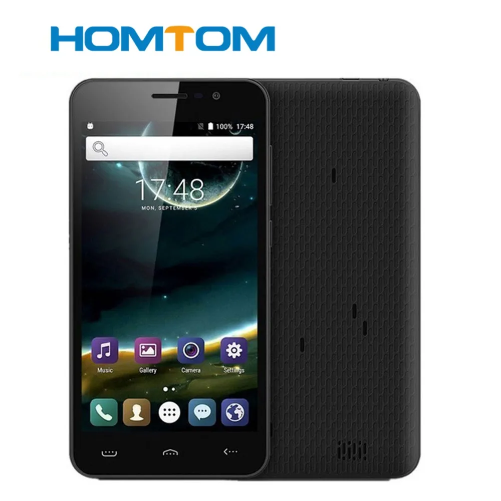 

Original Homtom Ht16 Smartphone 3g Wcdma Android 6.0 Quad Core Mtk6580 5.0" Screen 1gb Ram 8gb Rom Dual Cameras Mobile Phone