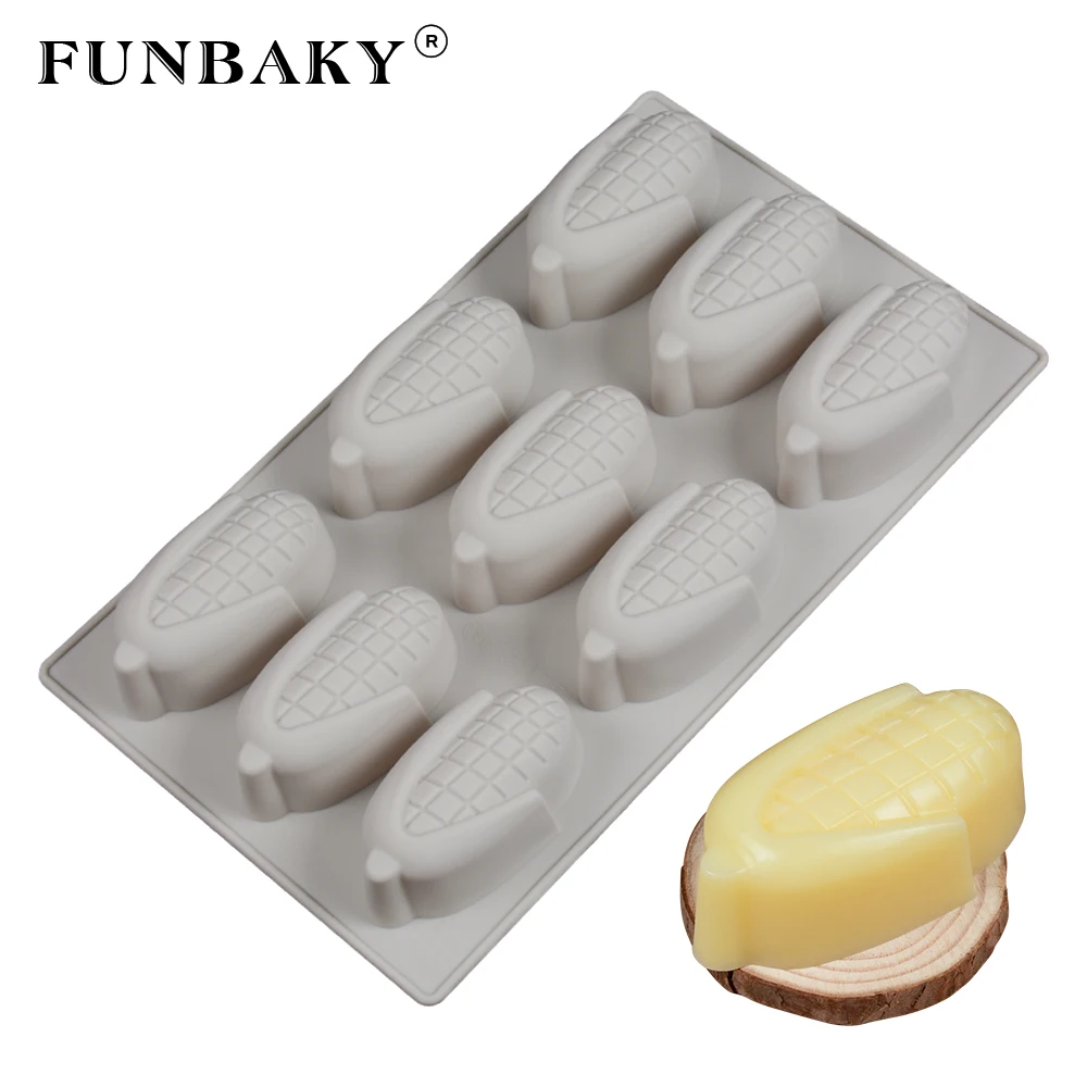 FUNBAKY 6 Cavity Fruit Corn Shape Cake Decorating Tools Silicone Mold 3D Decorations Accessories Bakware Baking Moulds
FUNBAKY 6 Cavity Fruit Corn Shape Cake Decorating Tools Silicone Mold 3D Decorations Accessories Bakware Baking Moulds
