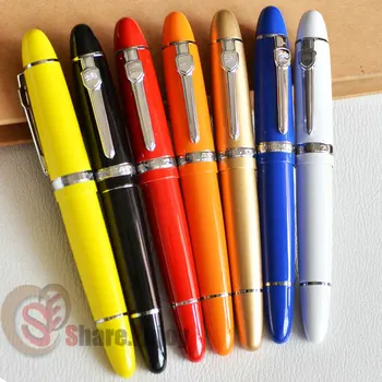 FOUNTAIN PEN LOTS OF 7 PCS JINHAO 159 18KGP 0.7mm MEDIUM BROAD NIB THICK YELLOW BLACK RED ORANGE BLUE 7 COLORS
FOUNTAIN PEN LOTS OF 7 PCS JINHAO 159 18KGP 0.7mm MEDIUM BROAD NIB THICK YELLOW BLACK RED ORANGE BLUE 7 COLORS