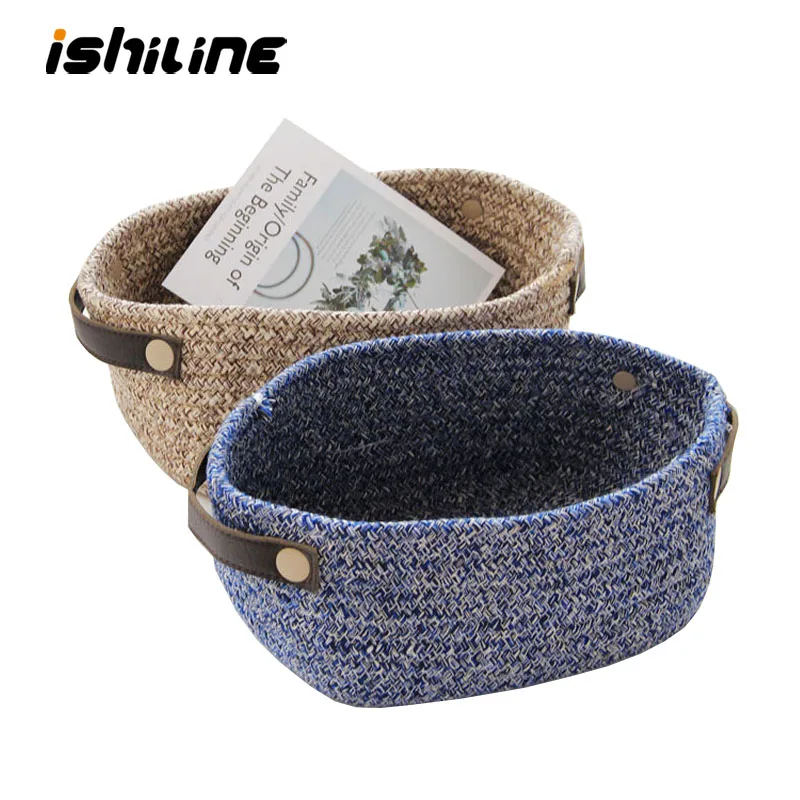Handmade Picnic Basket Cotton Round Laundry Basket Toy Storage Box Desktop Organizer Storage Bag Bonsai Flowers Pot Dropshipping
Handmade Picnic Basket Cotton Round Laundry Basket Toy Storage Box Desktop Organizer Storage Bag Bonsai Flowers Pot Dropshipping
