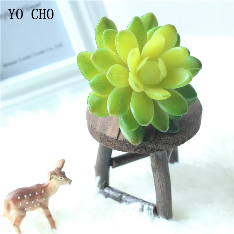 YO CHO 1PC Green Artificial Succulent Grass Plant Fake Landscape Lotus Rare Plants Flower DIY Home Wedding Office Decoration
YO CHO 1PC Green Artificial Succulent Grass Plant Fake Landscape Lotus Rare Plants Flower DIY Home Wedding Office Decoration