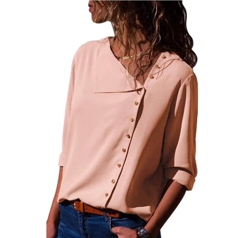 Summer 2018 Fashion Button Long Sleeve Green White Shirt Womens Tops And Blouses Female Tunic Office Chemise For Feminina Femme
Summer 2018 Fashion Button Long Sleeve Green White Shirt Womens Tops And Blouses Female Tunic Office Chemise For Feminina Femme