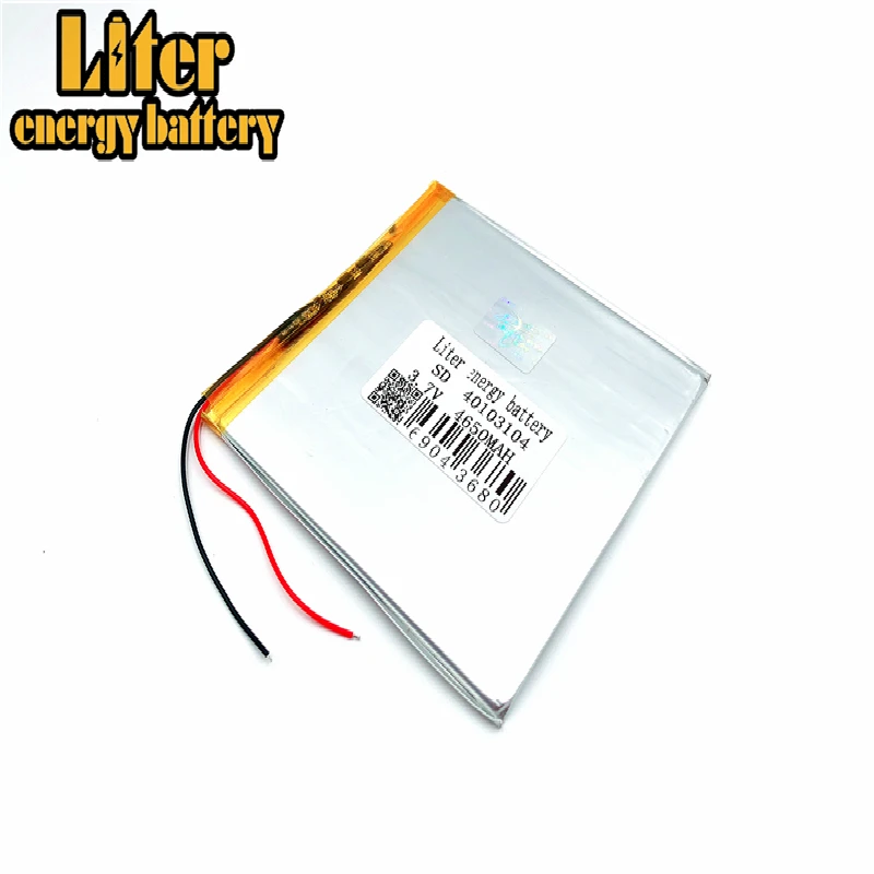 1pcs Size 40103104 40105105 3.7v 4650mah Lithium Polymer Battery 3 Tablet Pcs Pda Digital Produ
1pcs Size 40103104 40105105 3.7v 4650mah Lithium Polymer Battery 3 Tablet Pcs Pda Digital Produ