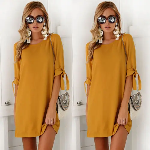 Women Causal Soft Dress Short Sleeve Summer Dress Loose Casual Women Ladies Drssess
Women Causal Soft Dress Short Sleeve Summer Dress Loose Casual Women Ladies Drssess