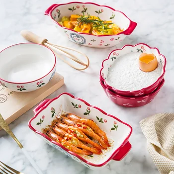 Japanese Style ceramic plate set Cherry pottery tableware, large plate dishes, Western dishes, fish plates, bowls and plates.
Japanese Style ceramic plate set Cherry pottery tableware, large plate dishes, Western dishes, fish plates, bowls and plates.