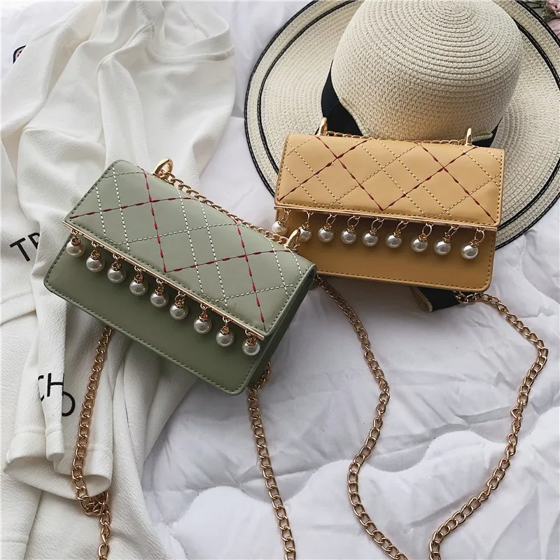 Crossbody Bags For Women 2019 Shoulder Chain Bags Female fashion Leather Bags Women Handbags Famous Brand pearl Small Ladies
Crossbody Bags For Women 2019 Shoulder Chain Bags Female fashion Leather Bags Women Handbags Famous Brand pearl Small Ladies