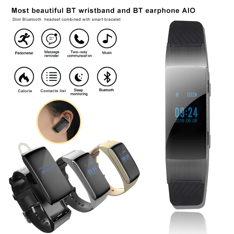 

DF22 Bluetooth Smart Band Smartband Pedometer Message Reminder Smart Bracelet For Android IOS PK mi Band 2 3 Fitness Tracker