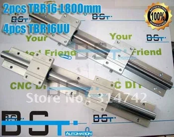 Support Linear rails Assemblies 2pcs TBR16 -800mm with 4pcs TBR16UU Bearing blocks for CNC Router
Support Linear rails Assemblies 2pcs TBR16 -800mm with 4pcs TBR16UU Bearing blocks for CNC Router