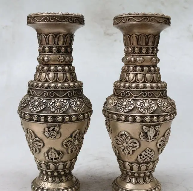 Antique Old 18C Silver vase,a pair of carve pearl bottle,hand crafts,best collection&adornment,free shipping
Antique Old 18C Silver vase,a pair of carve pearl bottle,hand crafts,best collection&adornment,free shipping
