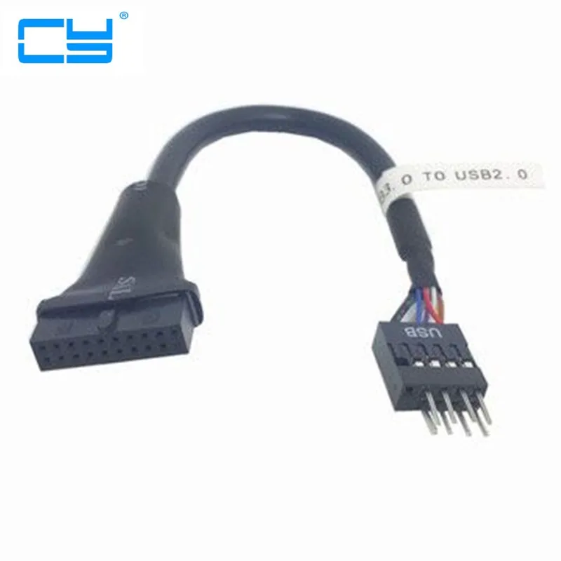 9-контактный разъем USB 2,0, штекер для материнской платы USB 3,0, 20-контактный гнездовой кабель для корпуса 14 см
9-контактный разъем USB 2,0, штекер для материнской платы USB 3,0, 20-контактный гнездовой кабель для корпуса 14 см