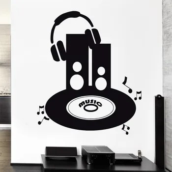 Music Wall Decal Headphones Sound DJ Night Club Pop Vinyl Stickers Art
Music Wall Decal Headphones Sound DJ Night Club Pop Vinyl Stickers Art