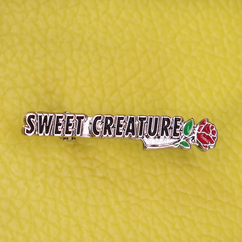 Sweet creature pin rose brooch flower badge cute pins music art jewelry Harry Styles fans gift one direction lapel pins
Sweet creature pin rose brooch flower badge cute pins music art jewelry Harry Styles fans gift one direction lapel pins