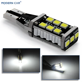 MODERN CAR T15 T10 LED Lights Bulbs Canbus 921 912 906 T15 T10 Error Free 6000K White 2835 15SMD Backup Reverse Light Trunk Lamp
MODERN CAR T15 T10 LED Lights Bulbs Canbus 921 912 906 T15 T10 Error Free 6000K White 2835 15SMD Backup Reverse Light Trunk Lamp
