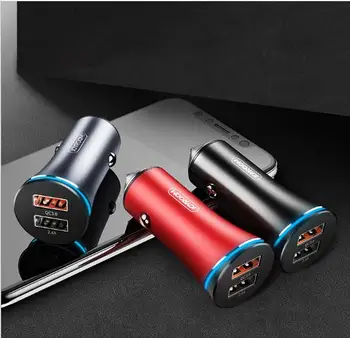 QC3.0 dual USB car cigarette lighter charging head car universal mobile phone car charger
QC3.0 dual USB car cigarette lighter charging head car universal mobile phone car charger