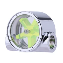 NEW Water Flow Meter Green Color G1/4 5-Leaves Impeller Metal Water Flow Meter For PC Water Cooling System
NEW Water Flow Meter Green Color G1/4 5-Leaves Impeller Metal Water Flow Meter For PC Water Cooling System