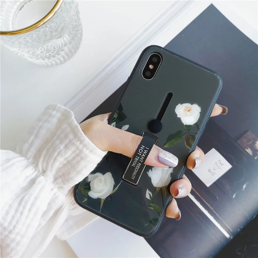 Hidden bracket ring phone case for iphone 11 Xs max XR X 8 7 6s plus UV color effect Anti-fall silicone soft shell stand back cover phone case for iphone 11 pro max 2019
Hidden bracket ring phone case for iphone 11 Xs max XR X 8 7 6s plus UV color effect Anti-fall silicone soft shell stand back cover phone case for iphone 11 pro max 2019