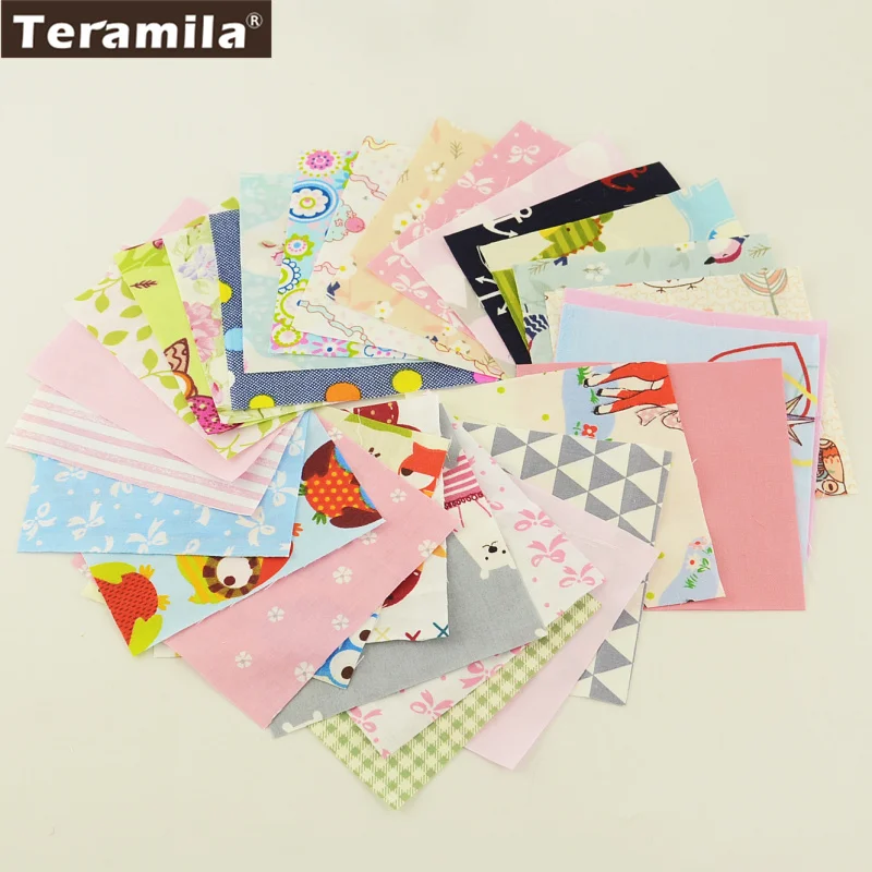 Teramila Cotton Fabrics 30 Pieces10cmx10cm Twill Charm Packs Patchwork Fabric Quilting No Repeat Design Tissu Textile Cloth Tela
Teramila Cotton Fabrics 30 Pieces10cmx10cm Twill Charm Packs Patchwork Fabric Quilting No Repeat Design Tissu Textile Cloth Tela