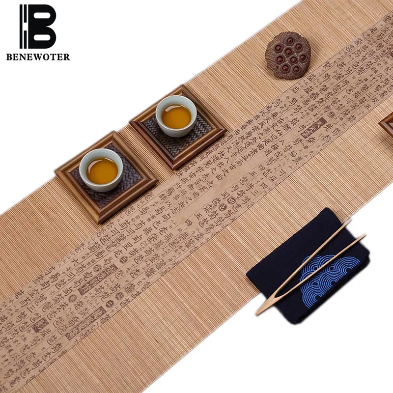 Chinese Style Natural Bamboo Teaware Mats Office Vintage Table Runner Household Dinner Desktop Decoration Crafts Tableware Pads 
Chinese Style Natural Bamboo Teaware Mats Office Vintage Table Runner Household Dinner Desktop Decoration Crafts Tableware Pads