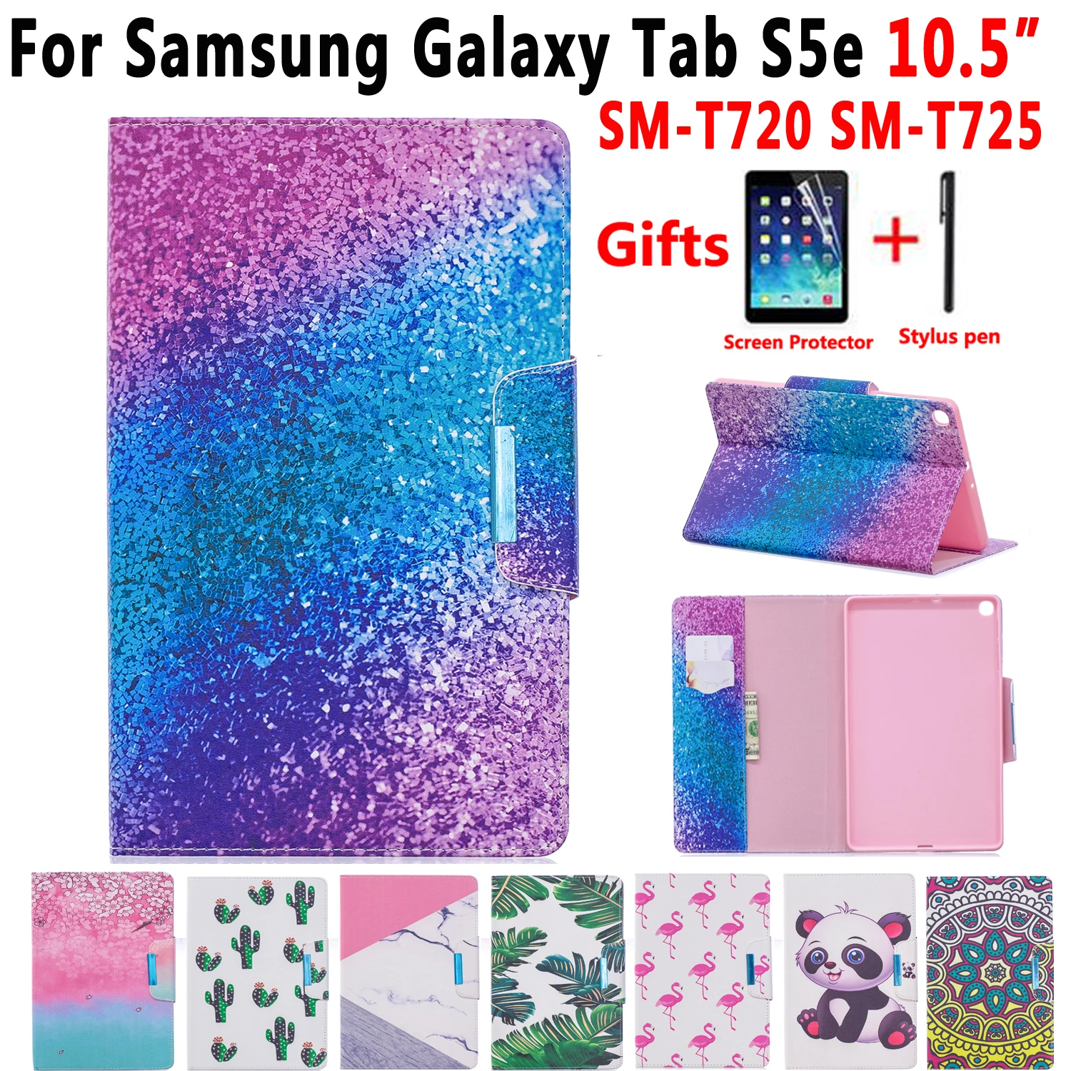 Cover Case for Samsung Galaxy Tab S5e 10.5 2019 SM-T720 SM-T725 T720 T725 Tablet Leather Silicon Stand Shell Funda Capa Gift Pen
Cover Case for Samsung Galaxy Tab S5e 10.5 2019 SM-T720 SM-T725 T720 T725 Tablet Leather Silicon Stand Shell Funda Capa Gift Pen